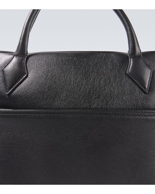 Metier Aktentasche Closer Aus Leder in Black für Herren