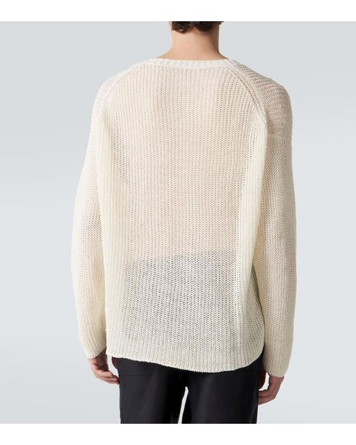 Pull En Lin STÒFFA pour homme en coloris White