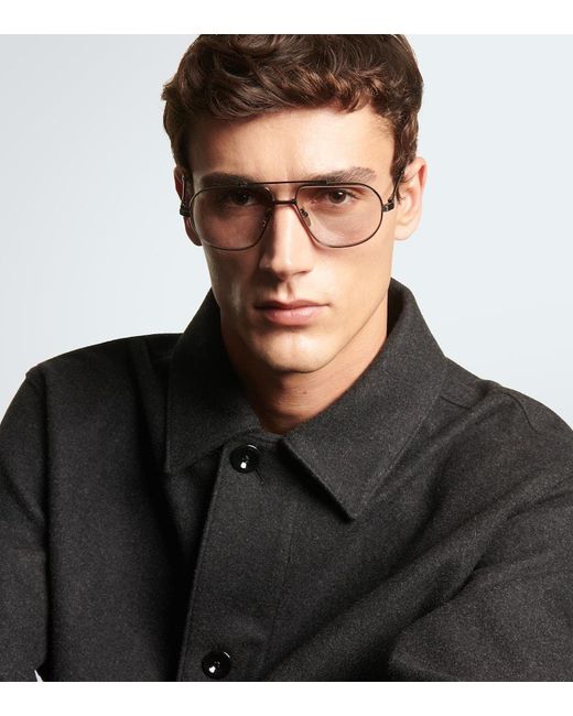 Jacques Marie Mage Metallic X George Cortina Hollywood Aviator Glasses for men