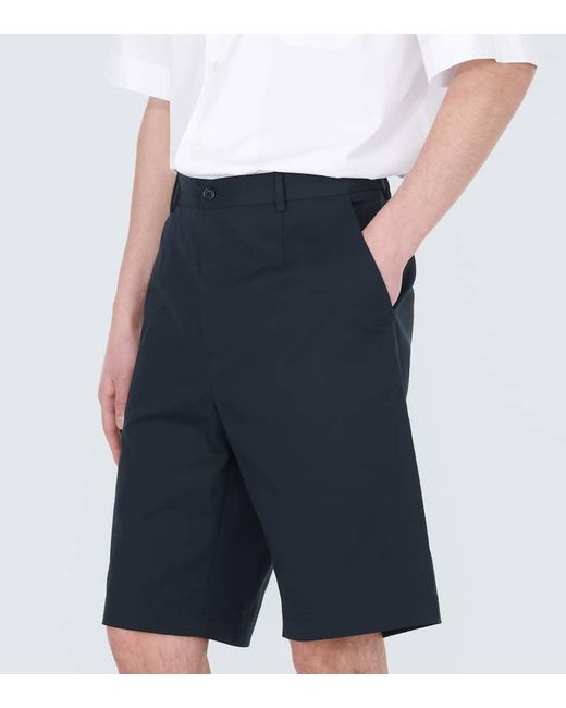 Dolce & Gabbana Bermuda-Shorts Aus Einem Baumwollgemisch in Blue für Herren