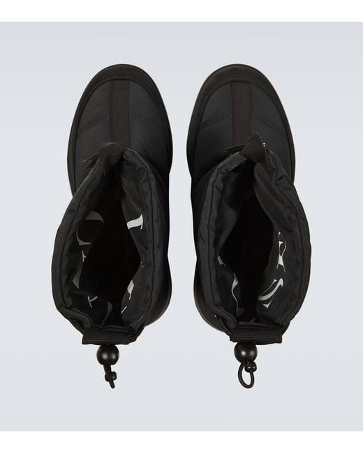 Canada Goose Black Crofton Fold Puffer Boots for men