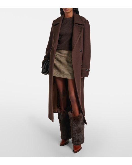 Paris Texas Black Leather Knee-High Boots