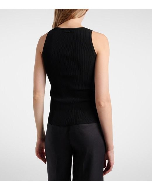 Max Mara Black Knitted Tank Top