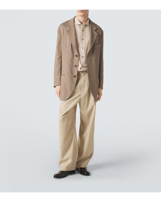 Giorgio Armani Natural Archivio Satin Shirt for men