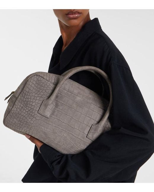 Sac America Medium En Cuir Calvin Klein en coloris Gray