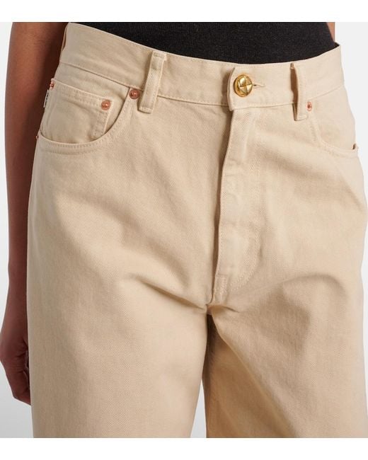 Blazé Milano Natural Java High-Rise Wide-Leg Jeans