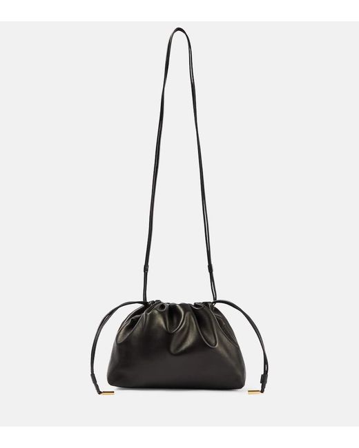 The Row Angy Black Leather Bag