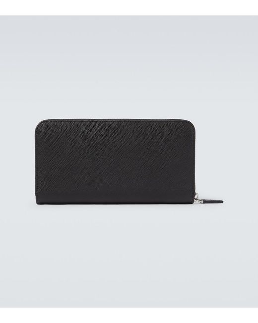 Prada Black Saffiano Leather Wallet for men
