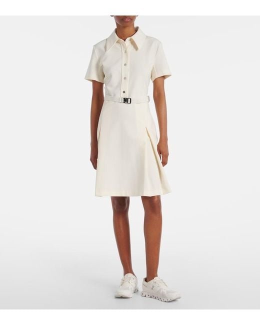 Tory Burch Natural Belted Shirt Dress