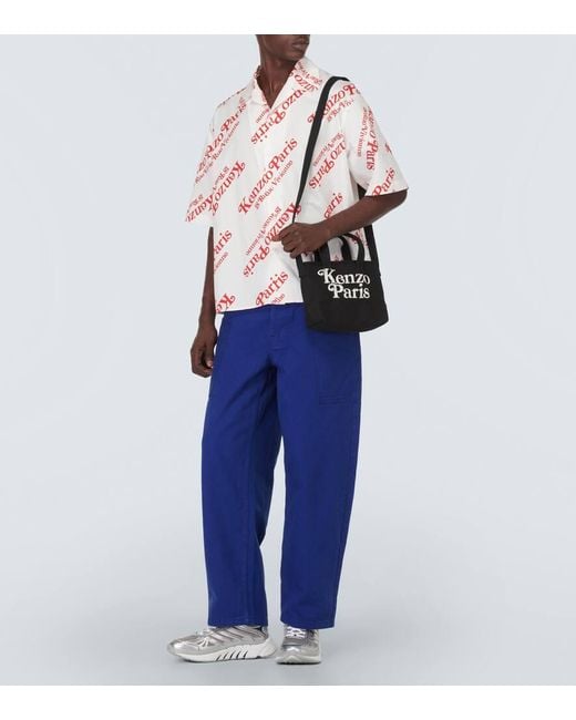 KENZO Metallic Pace Mesh Sneakers for men