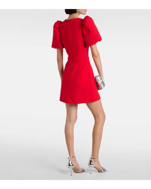 Rebecca Vallance Red Verziertes Minikleid Karina