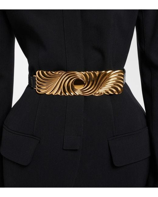 DEHANCHE Black Laurent Leather Belt