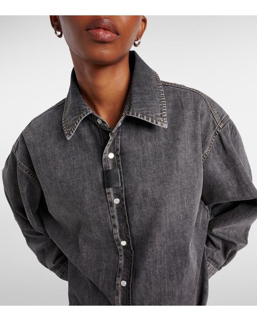 Stella McCartney Black Denim Shirt