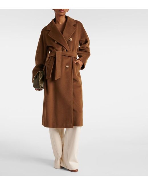 Max Mara Brown 101801 Icon Wool And Cashmere Coat