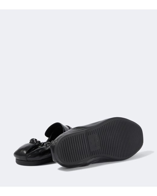 Balenciaga Black Palermo Leather Loafers for men