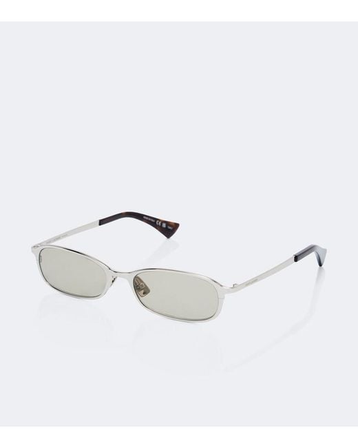 Saint Laurent Metallic Sl 934 Oval Sunglasses