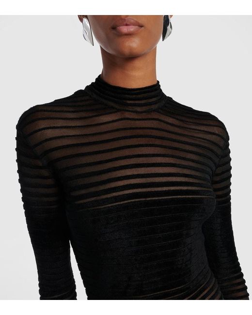 Mugler Black Re/Edit Robe