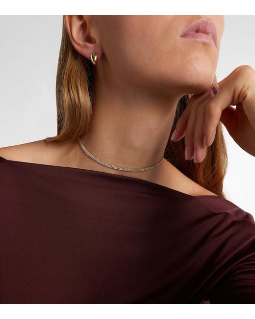 SHAY Natural 18Kt Choker With Diamonds