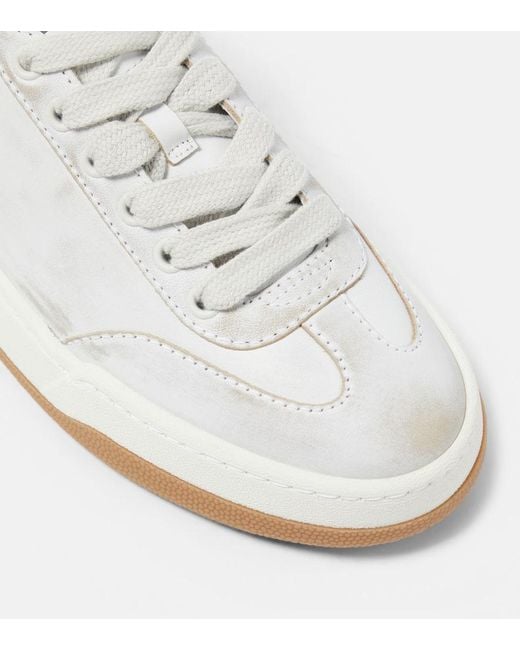 Baskets En Daim Miu Miu en coloris White