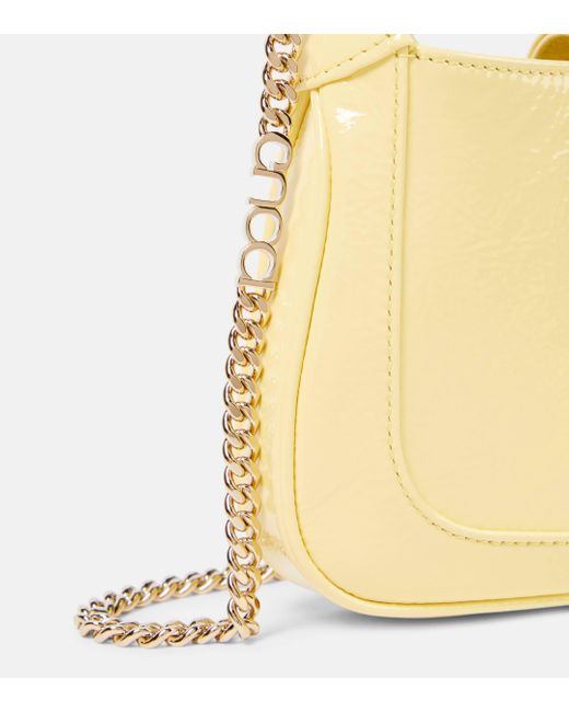 Gucci Natural Jackie Notte Mini Patent Leather Shoulder Bag