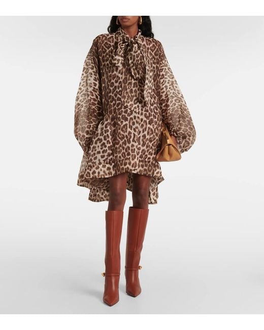 Zimmermann Red Harlow 65 Leather Knee-High Boots