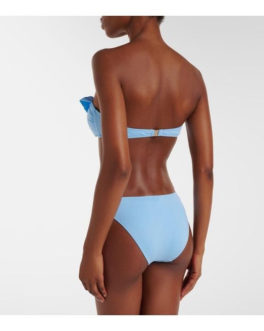 Melissa Odabash Blue Bikini-Hoeschen Maine