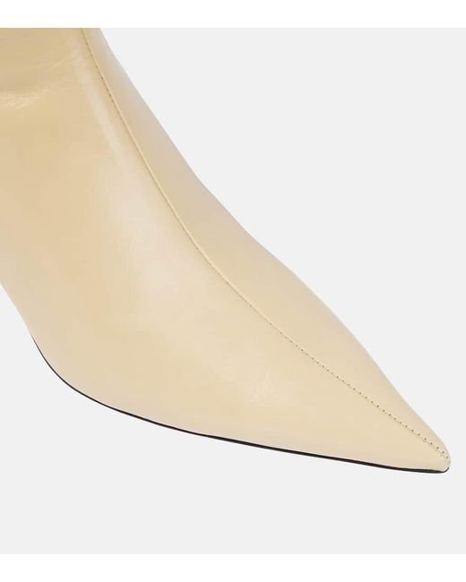 Proenza Schouler Natural Ankle Boots Spike Aus Leder