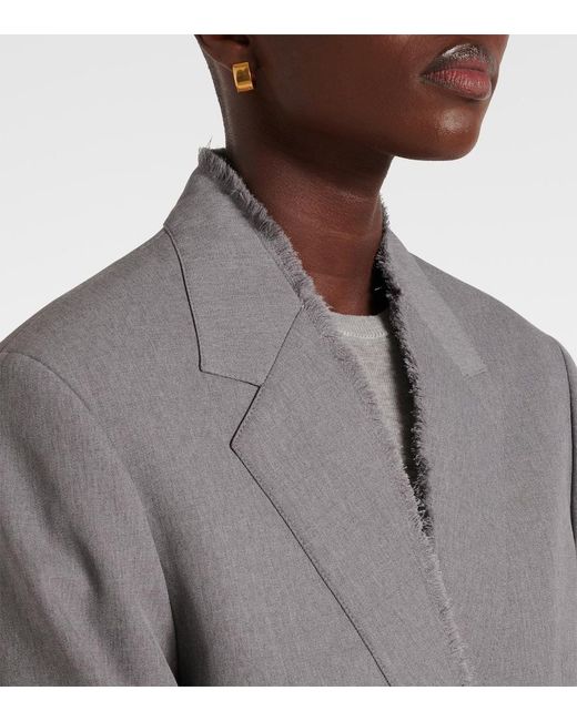 Totême Gray Wool Blazer