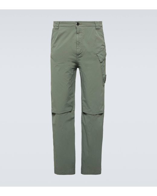 C P Company Green Flatt Track Pants for men