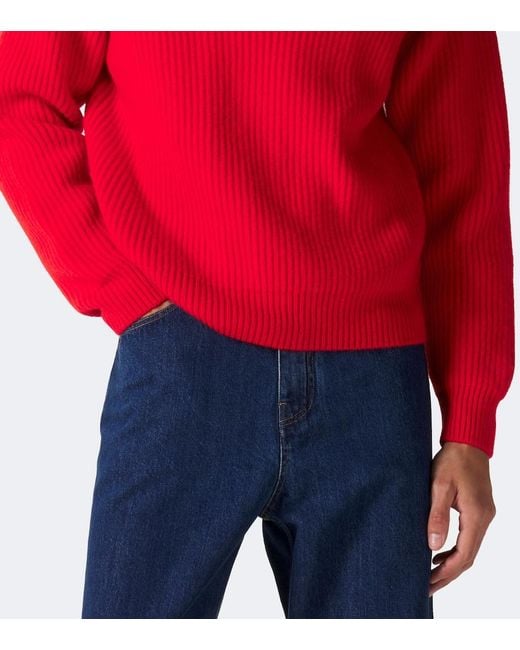Pullover di Jil Sander in Red da Uomo