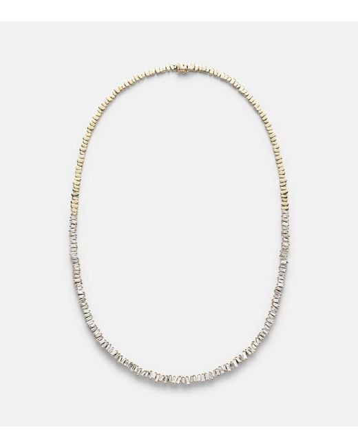 Suzanne Kalan White 18Kt Tennis Necklace With Diamonds