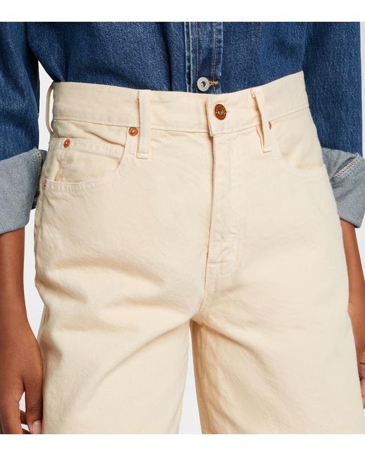 SLVRLAKE Denim Natural Square Denim Shorts