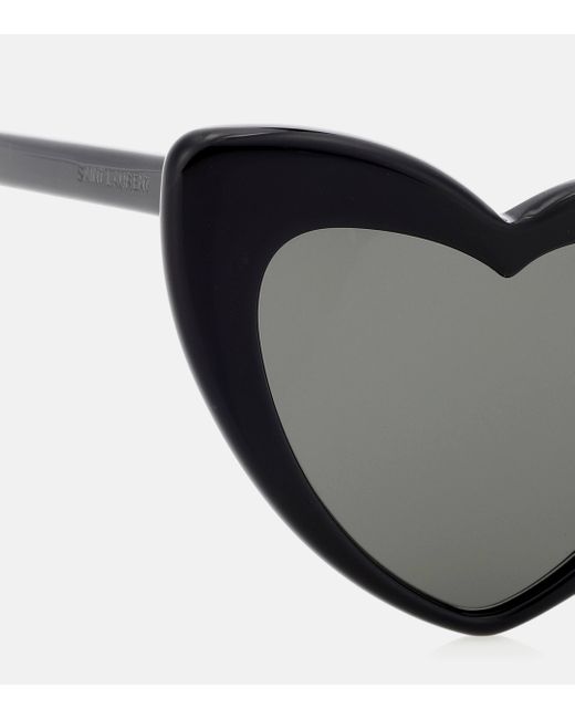 Saint Laurent Brown Sl 181 Loulou Heart-shaped Sunglasses