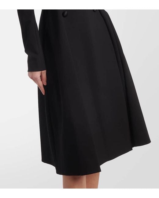 Dorothee Schumacher Black Emotional Essence Off-Shoulder Midi Dress