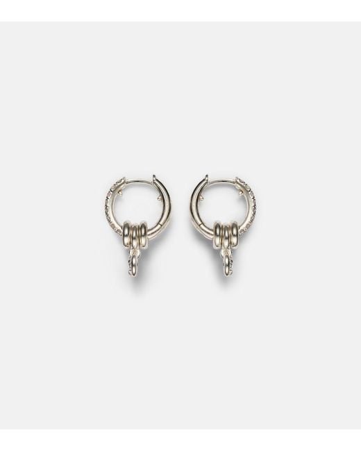 Spinelli Kilcollin White Zahra Sterling Earrings With Diamonds