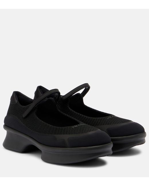 Prada Black Sneakers Aus Mesh