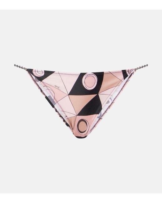 Emilio Pucci Natural Occhi Bikini Bottoms
