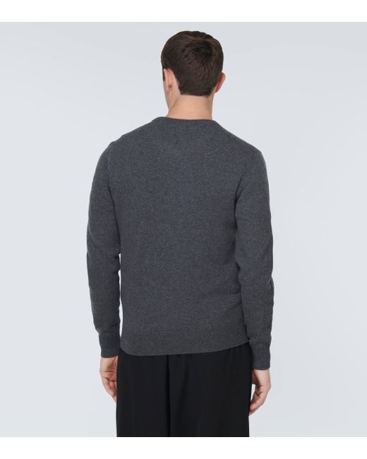 Dolce & Gabbana Gray Wool And Cashmere Sweater for men
