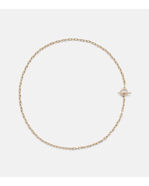 David Yurman Metallic Dy Madison 18Kt Chain Necklace With Diamonds