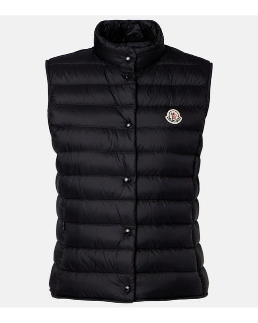 Moncler Black Liane Cropped Down Vest