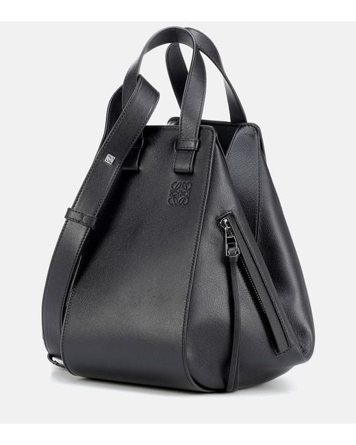 Loewe Black Hammock Small Leather Top-Handle Bag