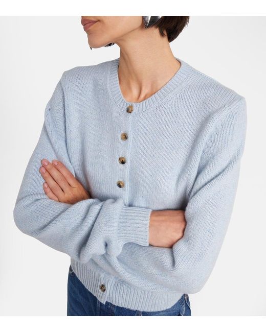 Cardigan Everheart di Khaite in Blue