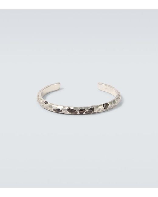 Giorgio Armani Metallic Cuff Bracelet for men