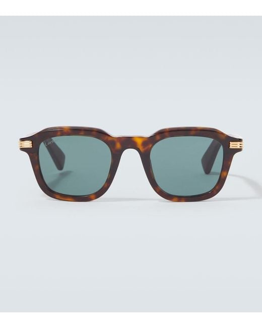Cartier Blue Premiere De Cartier Square Sunglasses for men