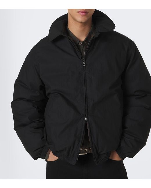 Our Legacy Black Avenue Cotton-Blend Down Jacket for men