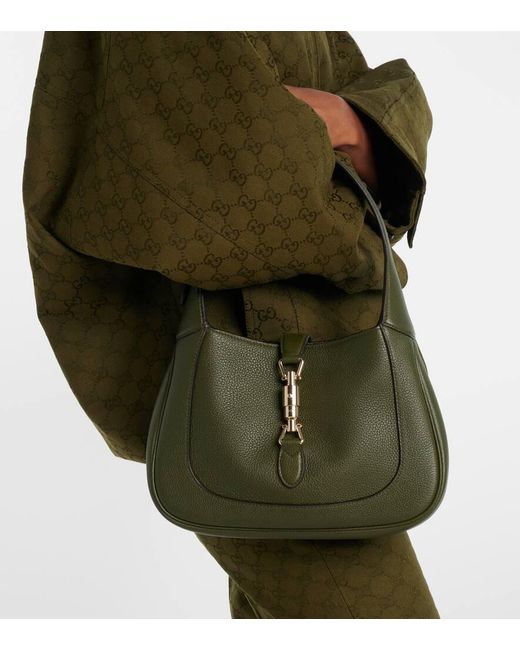 Gucci Green Jackie 1961 Medium Shoulder Bag