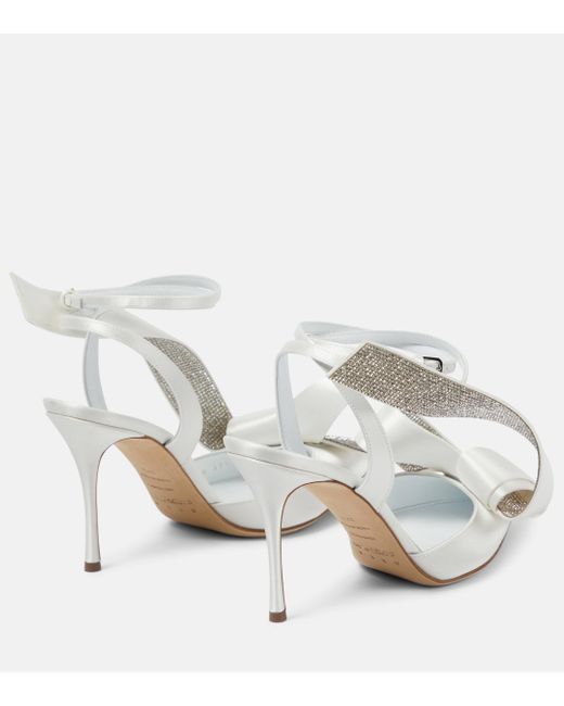 Area White X Sergio Rossi Marquise Embellished Pumps