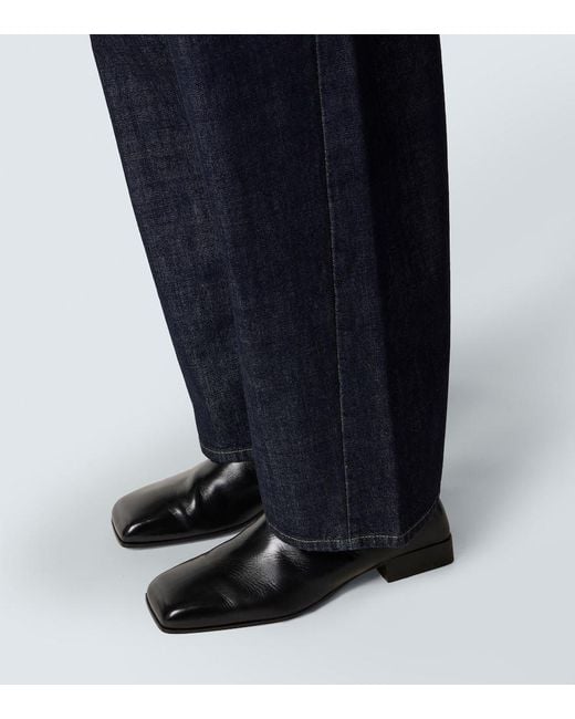 Jil Sander Blue Wide-Leg Jeans for men