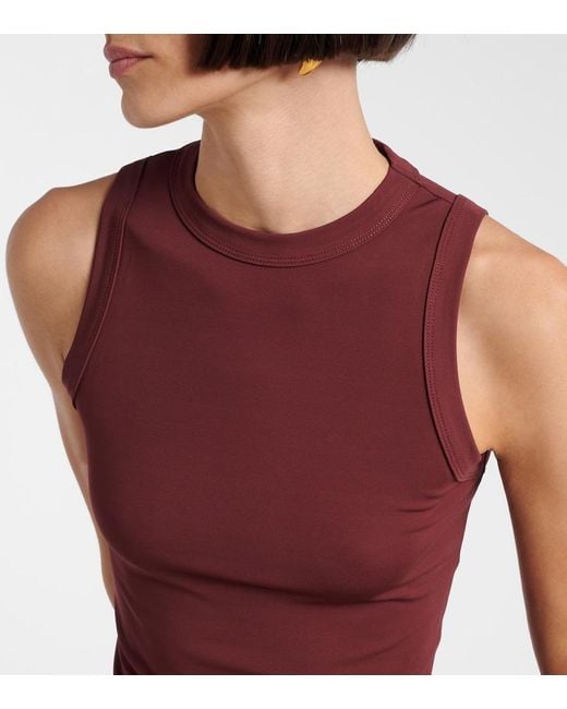 AYA MUSE Red Jersey Tank Top