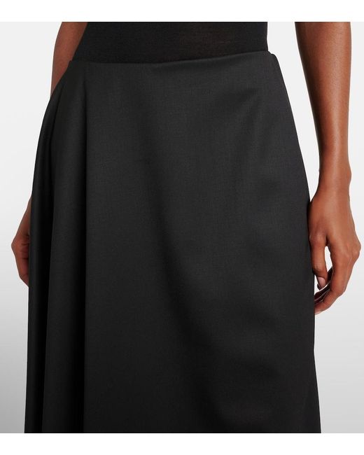 Alaïa Black Wool Skirt Pants